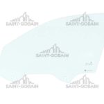 LH FRONT DOOR GLASS GREEN SEKURIT (2 HOLES)
